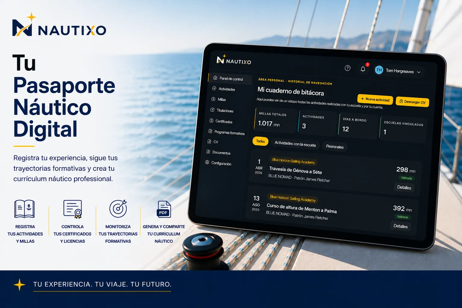 Por qué todo navegante debería tener un Pasaporte Náutico Digital